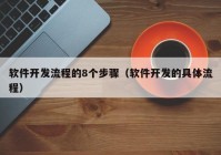 软件开发流程的8个步骤（软件开发的具体流程）