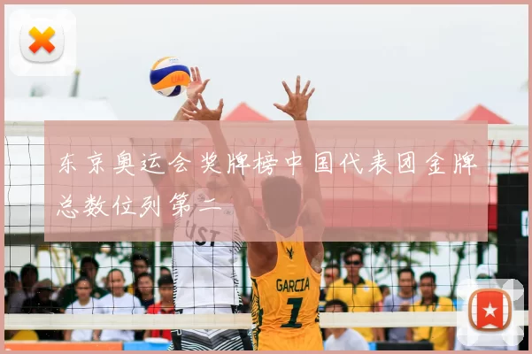 东京奥运会奖牌榜中国代表团金牌总数位列第二
