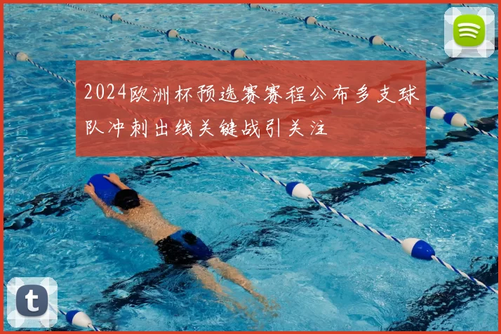 2024欧洲杯预选赛赛程公布多支球队冲刺出线关键战引关注